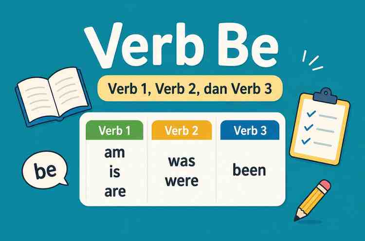Verb 1, 2, dan 3 Be WasWere Been