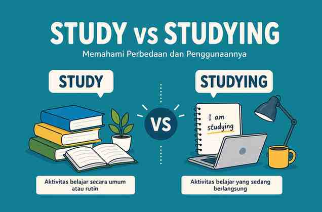 Perbedaan Study dan Studying