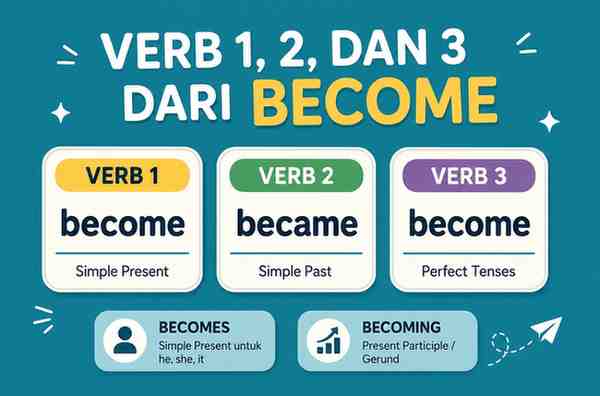 Verb 1,2 dan 3 Become