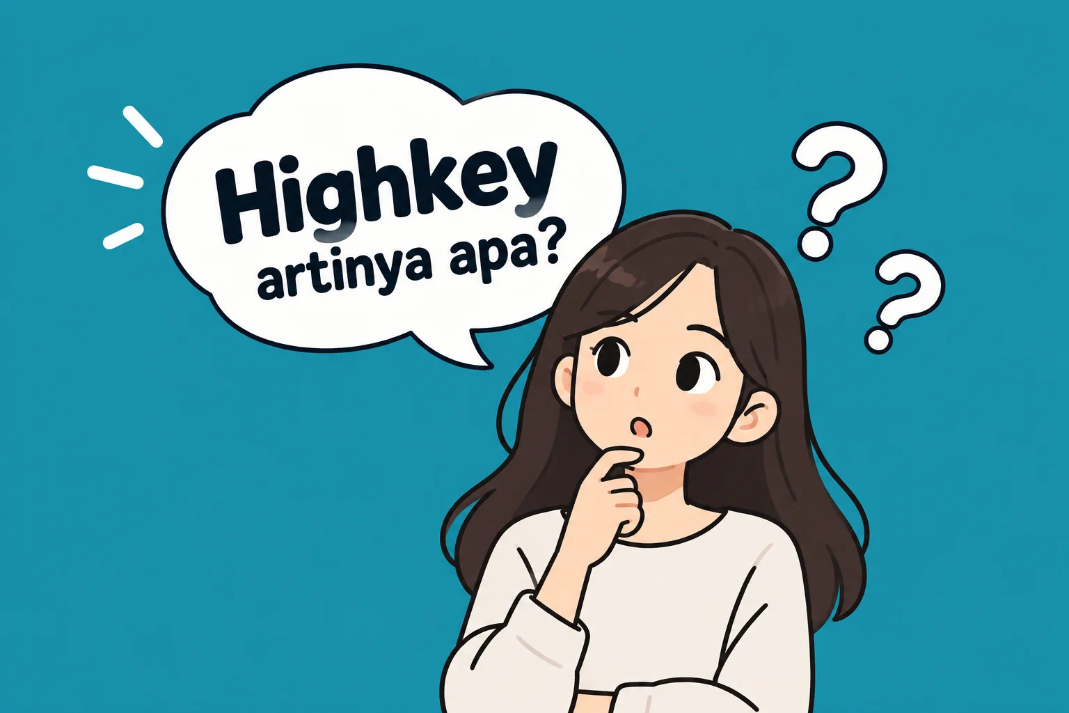 Highkey Artinya Apa Sih